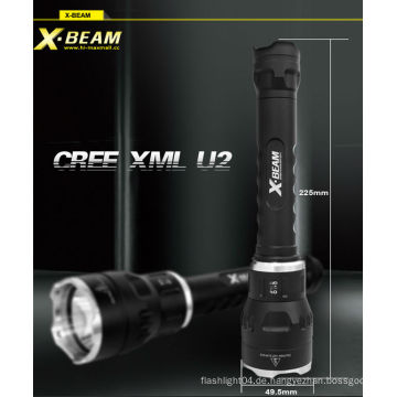 CREE XM-L U2 LED Wiederaufladbare Höhlentauchfackel für Armee